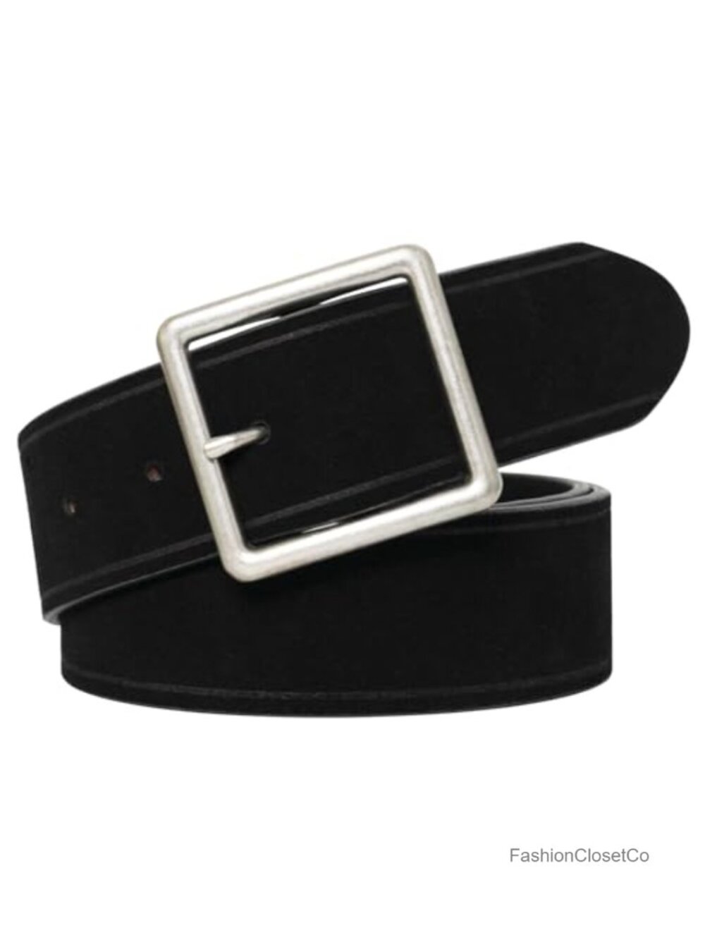 Wide Suede Belt Genuine Leather Western Belt for Pants Dresses